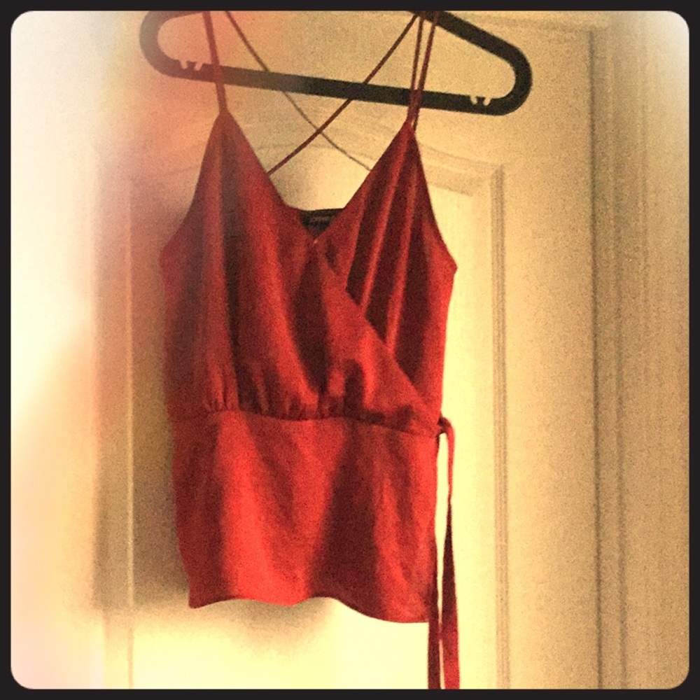 Criss cross, tank top blouse by express
